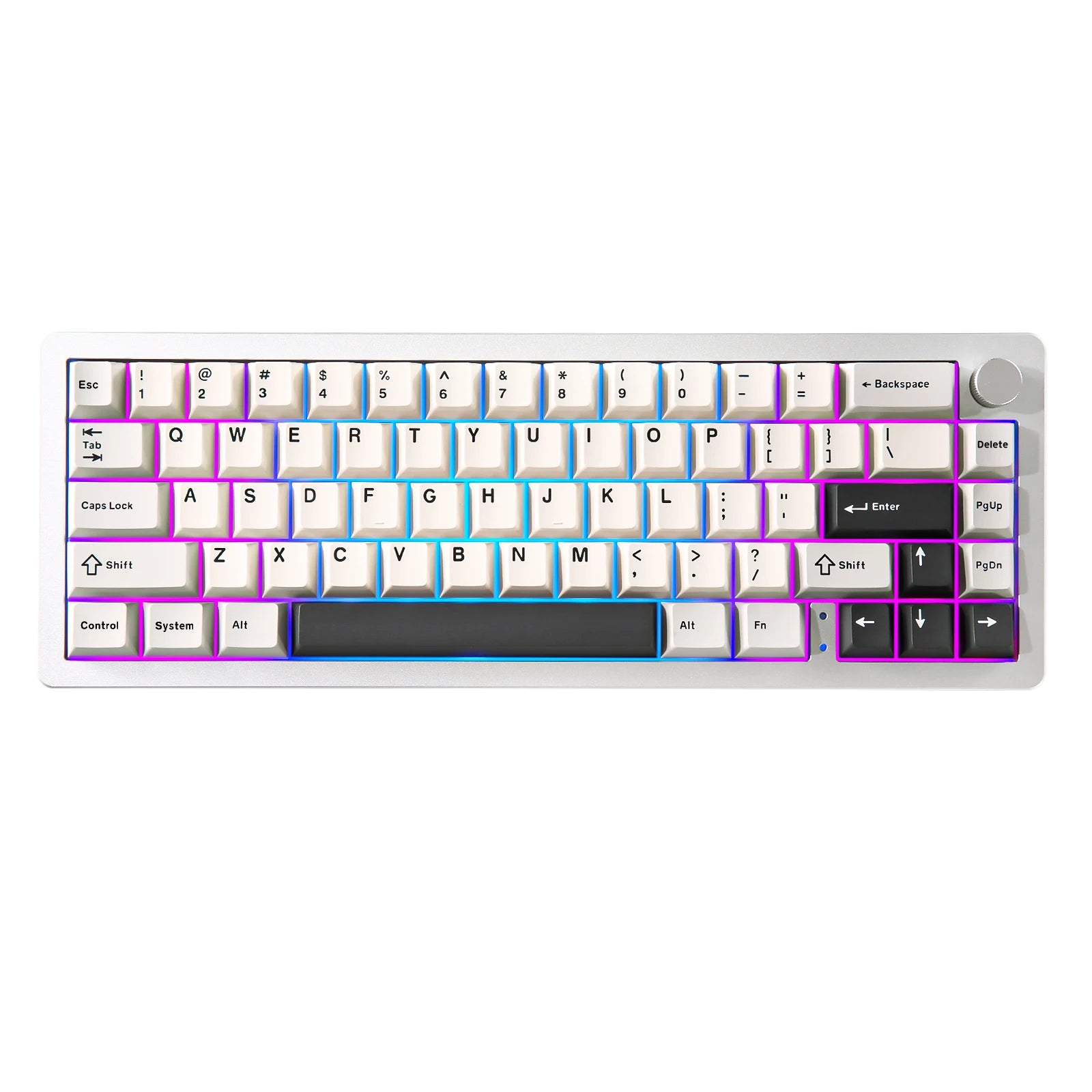 YUNZII AL66 Silver Mechanical Gaming Keyboard